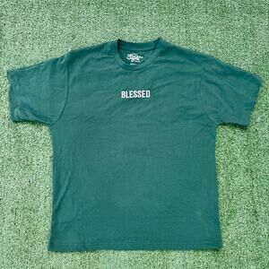 Blessed T Shirt Viridian Tee Officially Licensed By Eighty Eight Brand Loose Fit